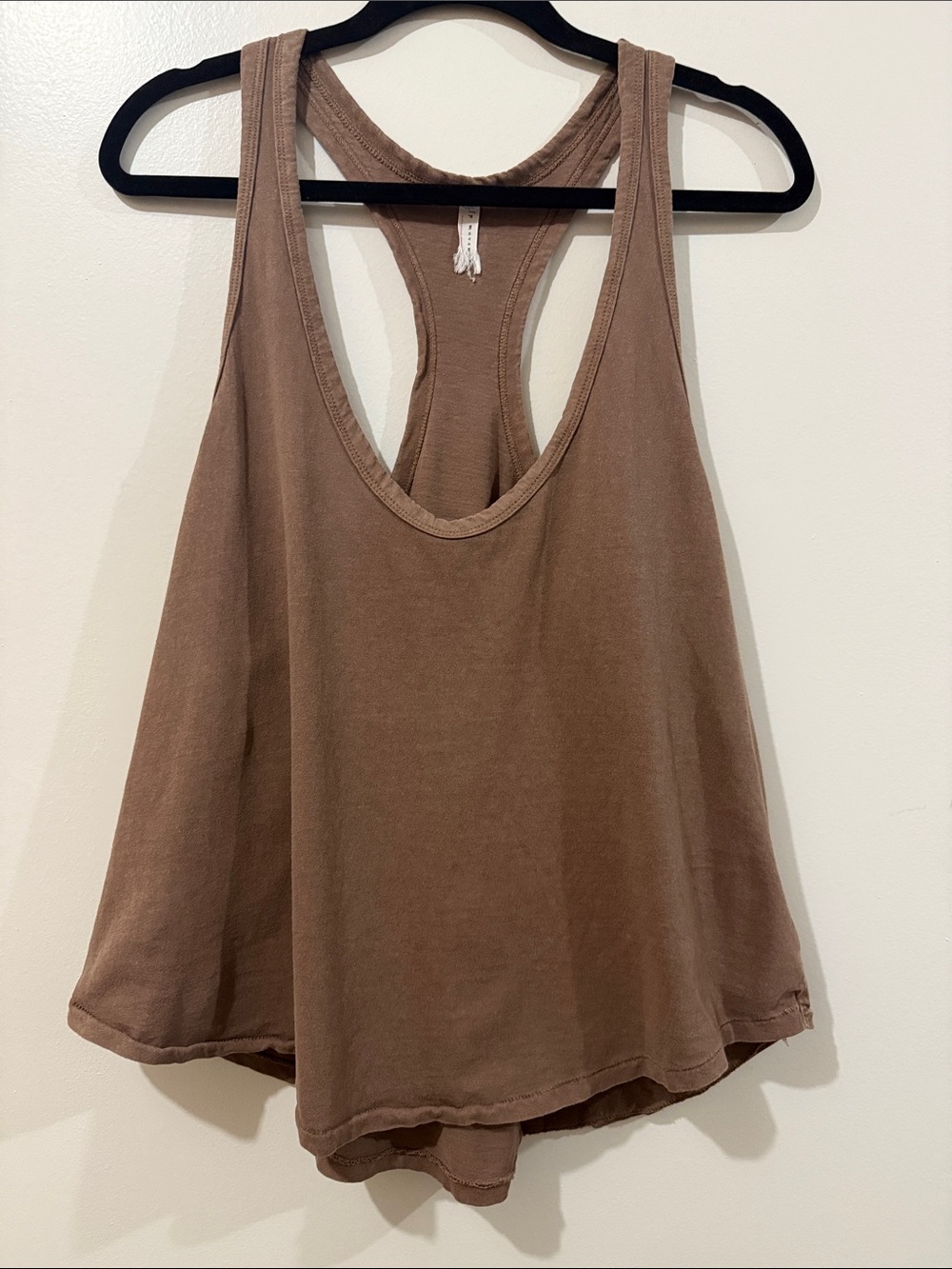Free People Movement Oversized Tank Brown Taupe M Racerback